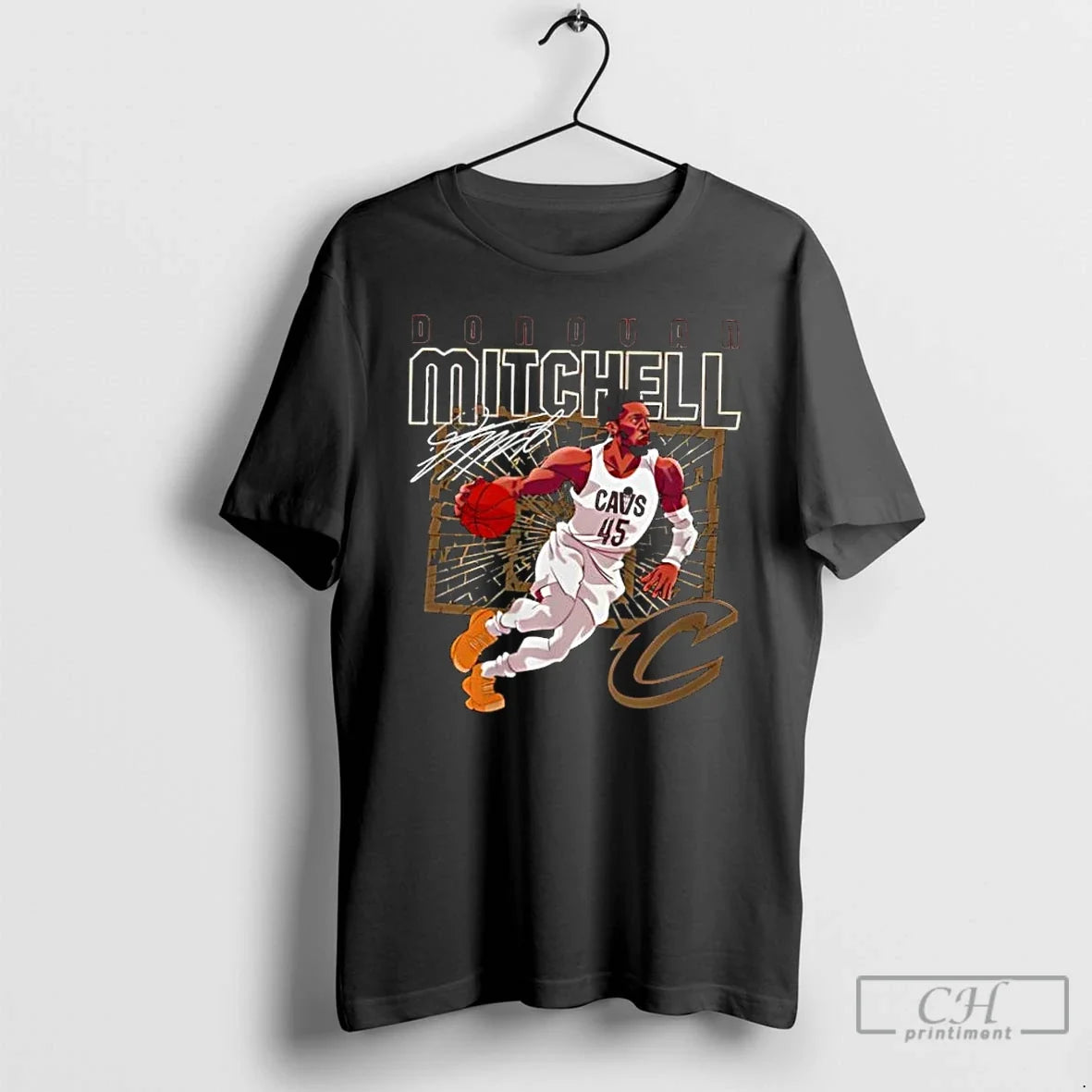 Classic Donovan Mitchell Cleveland Cavaliers Shattered Signature T-Shirts, Hoodie, Sweatshirt - T-Shirt, Sweatshirt, Hoodie