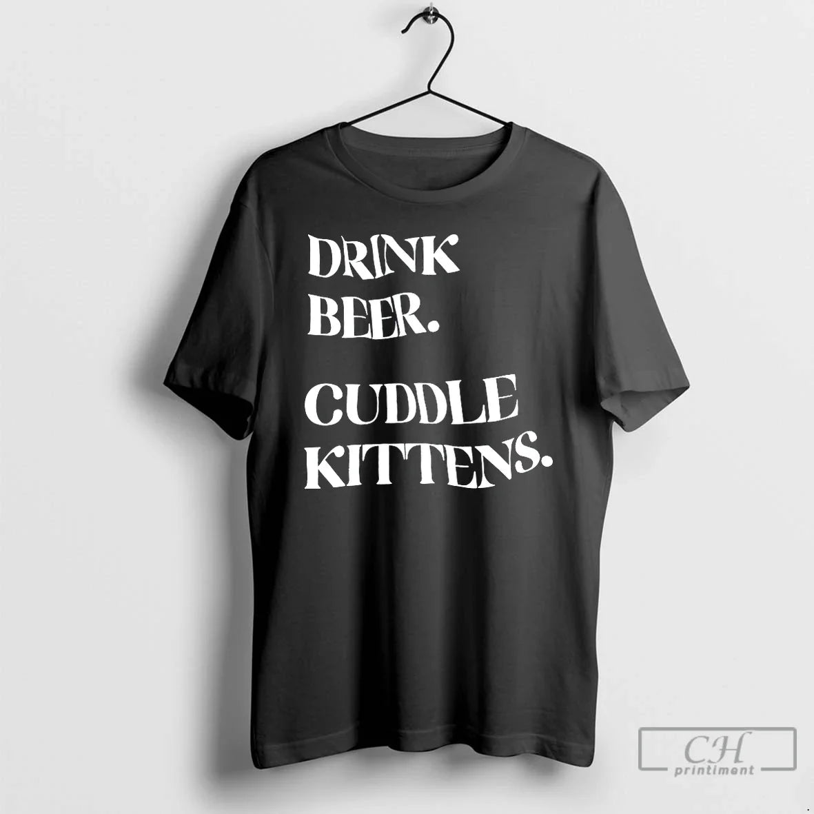 Classic Drink Beer Cuddle Kittens T-Shirts, Hoodie, Sweatshirt - T-Shirt, Sweatshirt, Hoodie