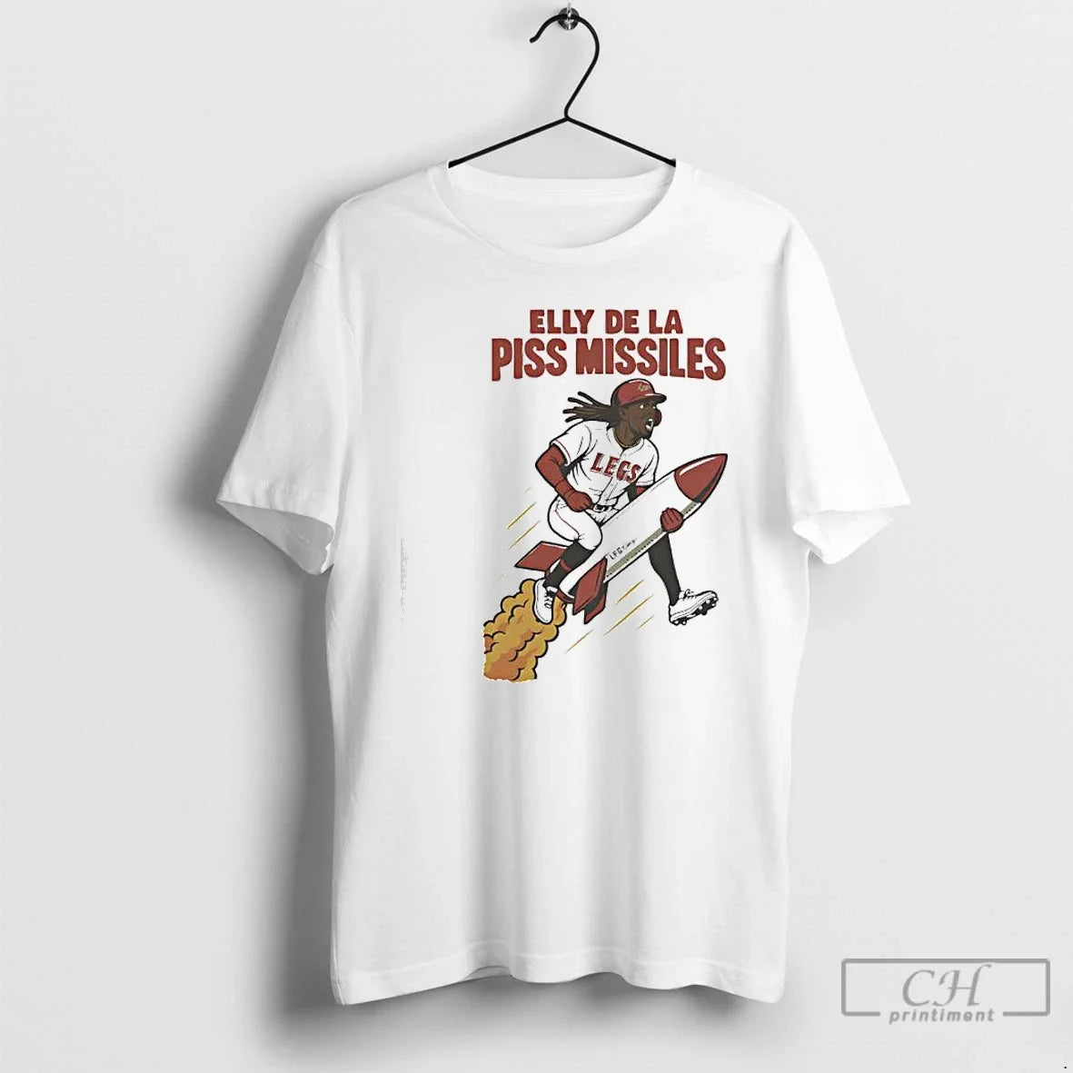 Classic Elly De La Cruz Riding Rocket Elly De La Piss Missiles T-Shirts, Hoodie, Sweatshirt - T-Shirt, Sweatshirt, Hoodie
