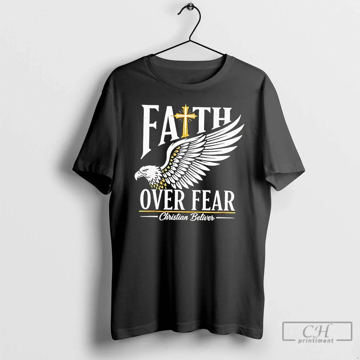 Classic Faith Over Fear Christian Believer Inspirational T-Shirts, Hoodie, Sweatshirt - T-Shirt, Sweatshirt, Hoodie