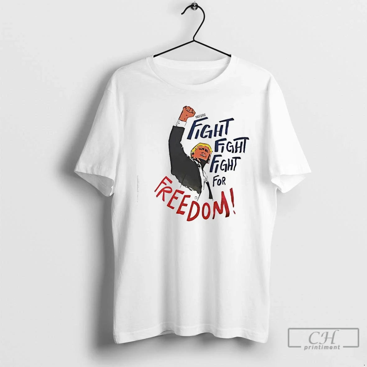 Classic Fight Fight Fight Freedom Depiction Donald Trump T-Shirts, Hoodie, Sweatshirt - T-Shirt, Sweatshirt, Hoodie