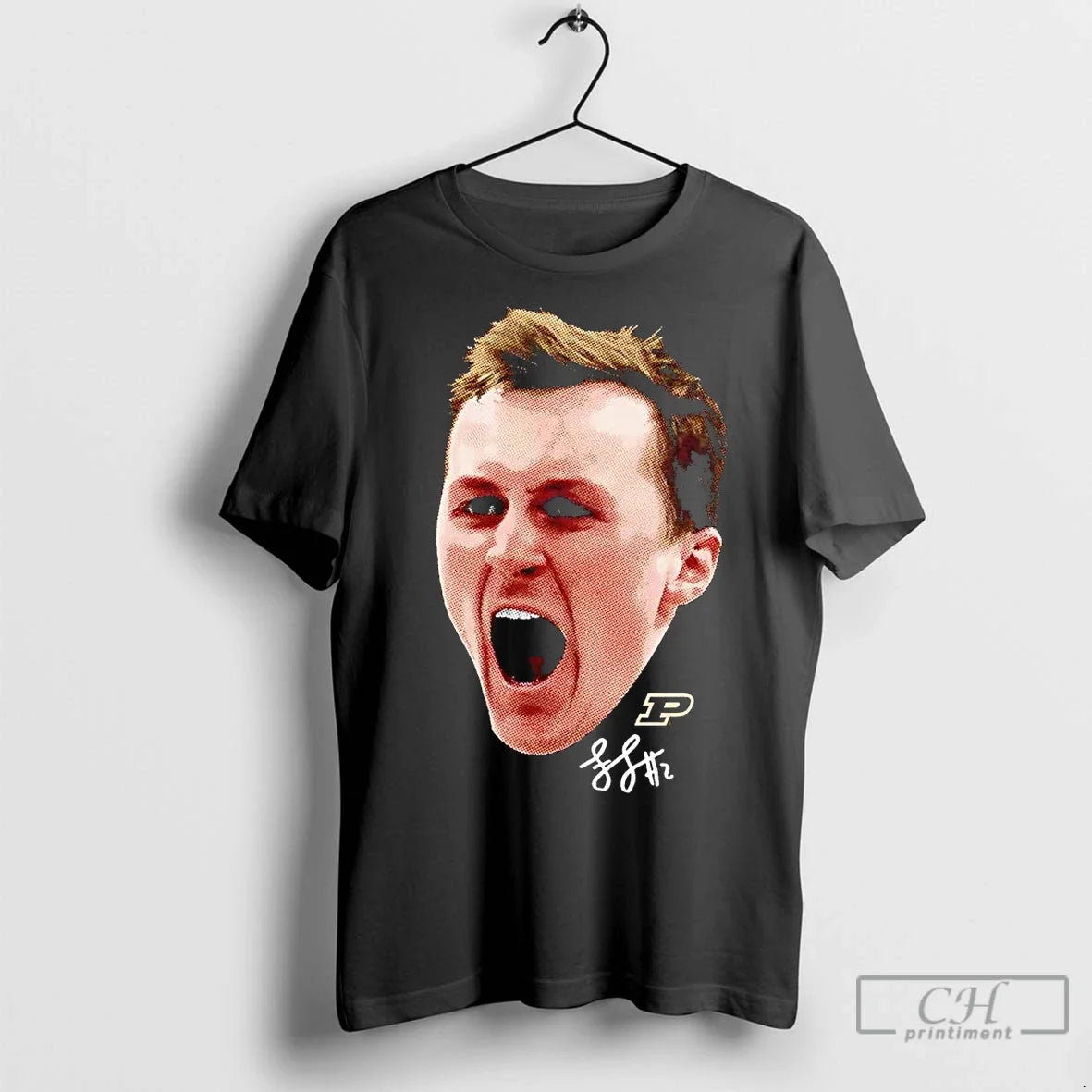 Classic Fletcher Loyer Big Head Scream Purdue Boilermakers T-Shirts, Hoodie, Sweatshirt - T-Shirt, Sweatshirt, Hoodie