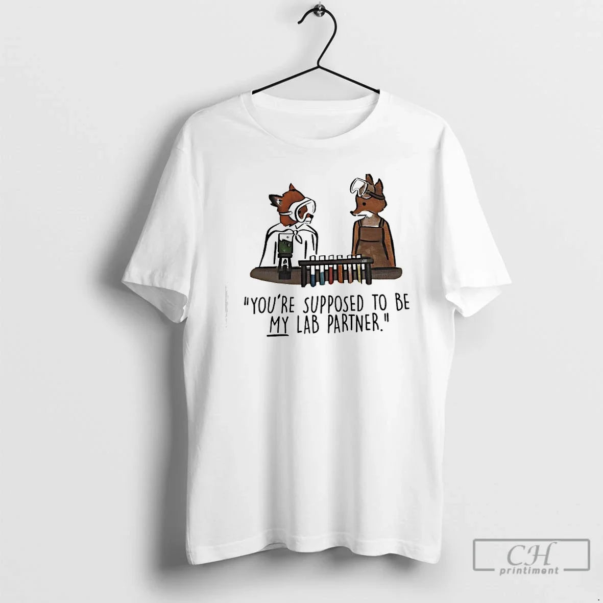 Classic Foxes Youre Supposed Be My Lab Partner T-Shirts, Hoodie, Sweatshirt - T-Shirt, Sweatshirt, Hoodie