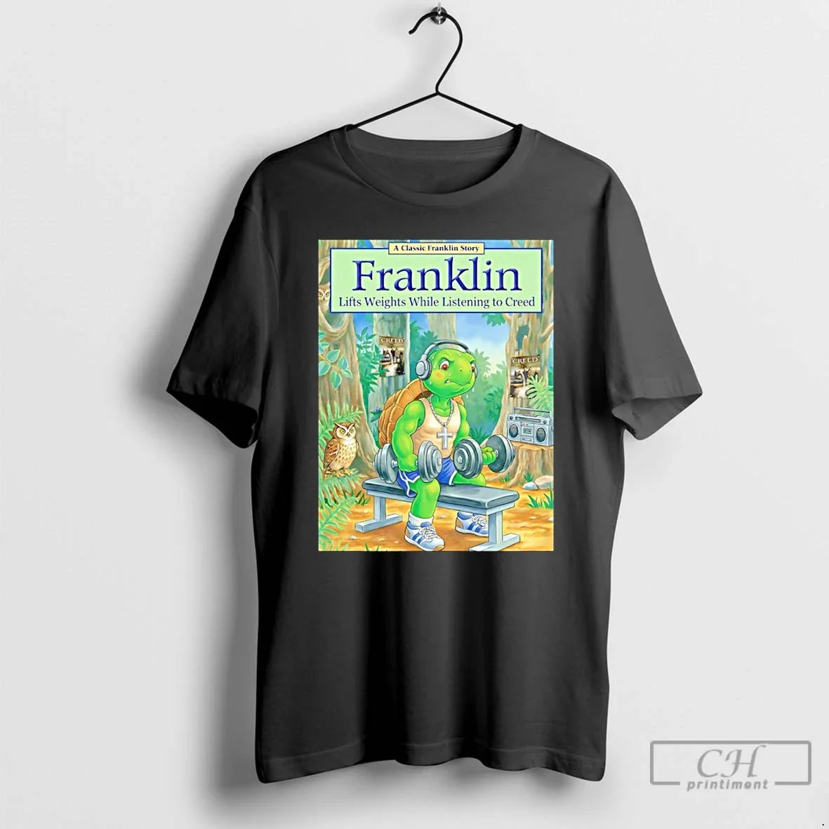 Classic Franklin Lifts Weights While Listening Creed T-Shirts, Hoodie, Sweatshirt - T-Shirt, Sweatshirt, Hoodie