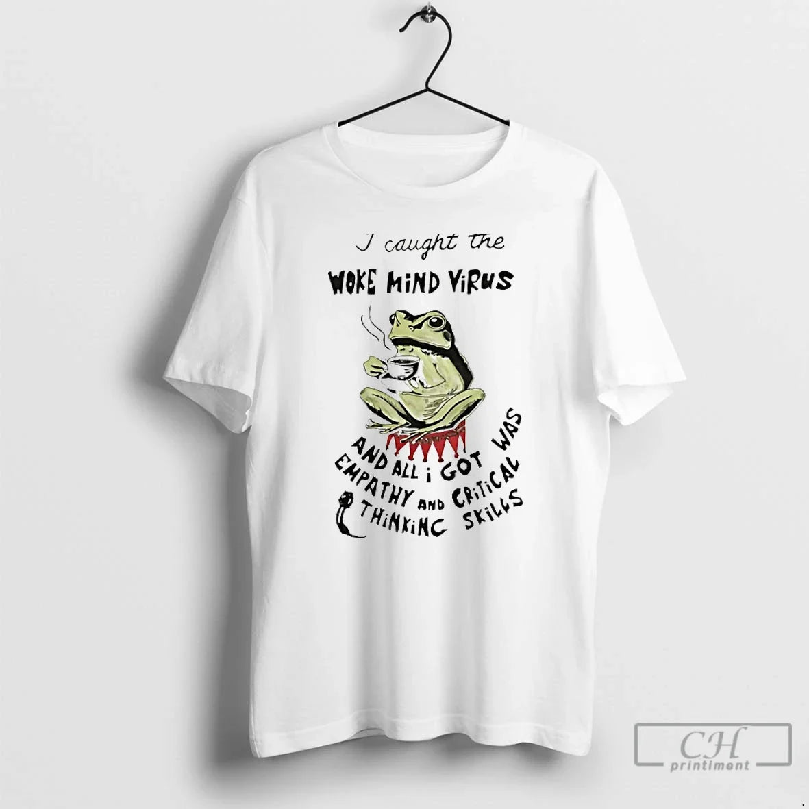 Classic Frog I Caught Woke Mind Virus T-Shirts, Hoodie, Sweatshirt - T-Shirt, Sweatshirt, Hoodie
