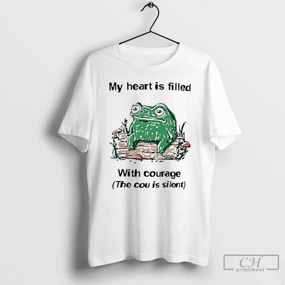 Classic Frog Rage My Heart Is Filled Courage Cou Is Silent T-Shirts, Hoodie, Sweatshirt - T-Shirt, Sweatshirt, Hoodie