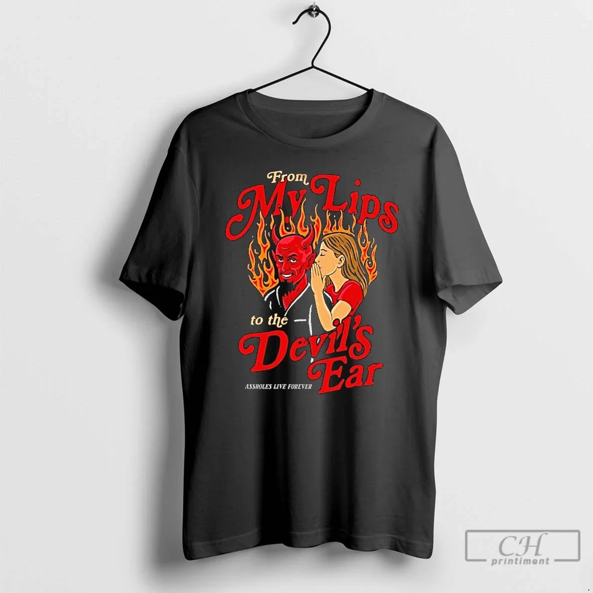 Classic My Lips Devils Ear Flames T-Shirts, Hoodie, Sweatshirt - T-Shirt, Sweatshirt, Hoodie