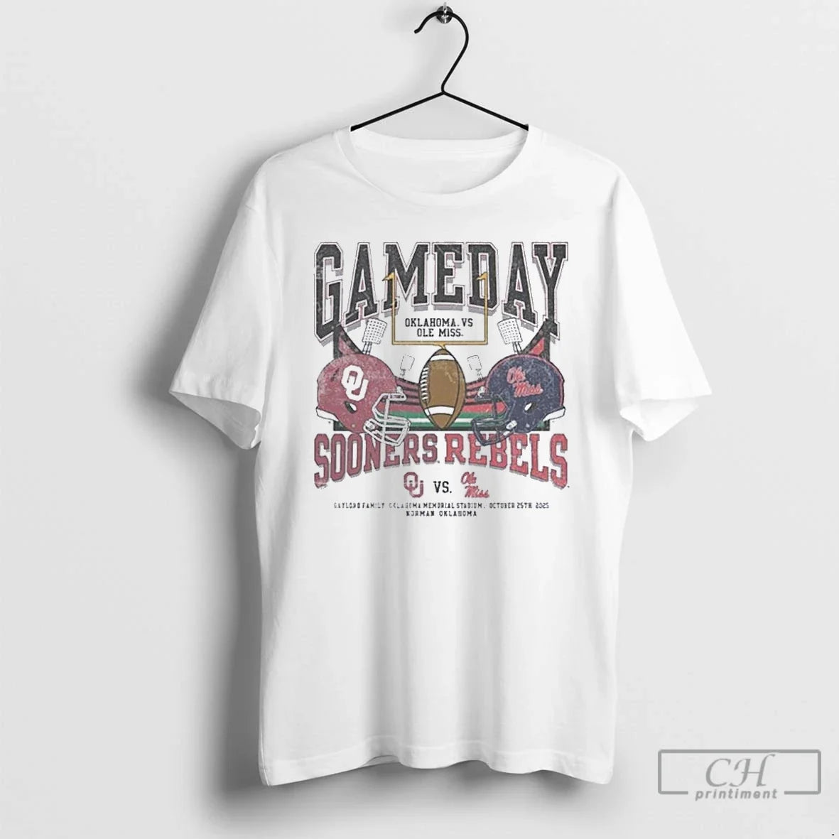 Classic Gameday Oklahoma Vs Ole Miss 2025 T-Shirts, Hoodie, Sweatshirt - T-Shirt, Sweatshirt, Hoodie