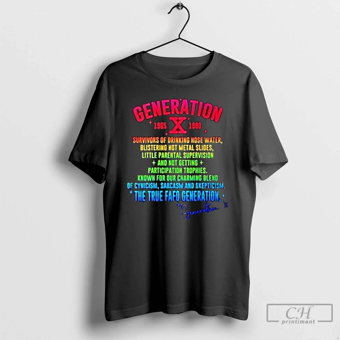 Classic Gen X Generation X 70s 80s True Fafo Generation Back T-Shirts, Hoodie, Sweatshirt - T-Shirt, Sweatshirt, Hoodie