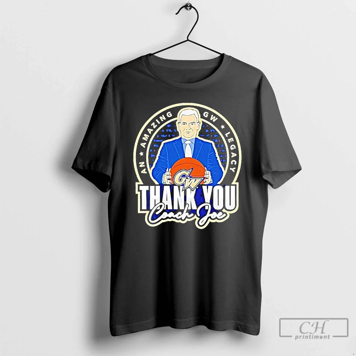 Classic George Washington Revolutionaries Thank You Coach Joe T-Shirts, Hoodie, Sweatshirt - T-Shirt, Sweatshirt, Hoodie