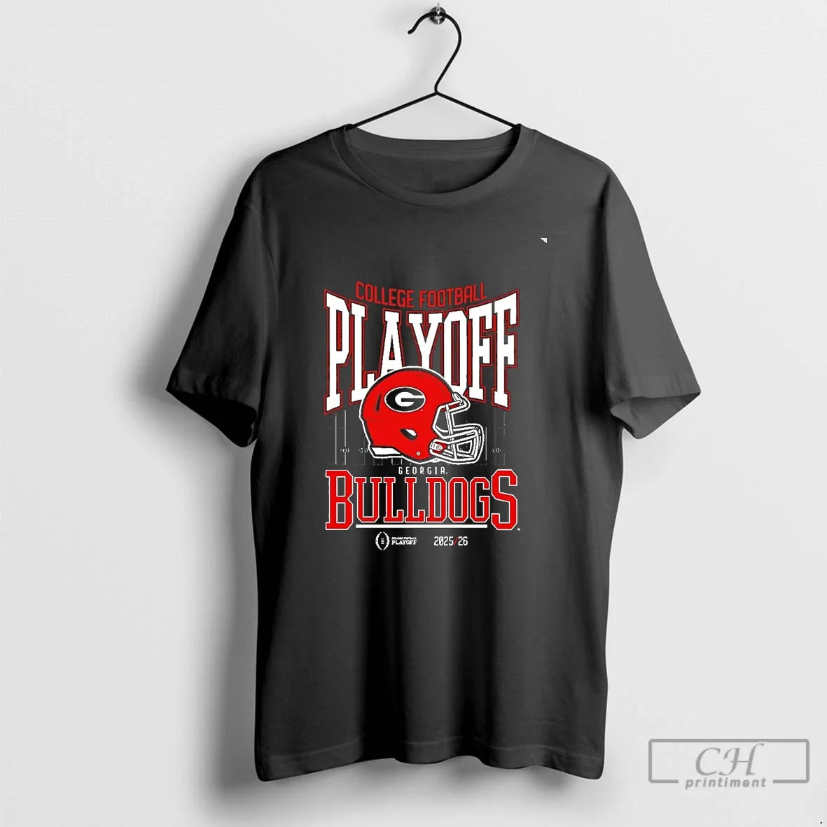 Classic Georgia Bulldogs 2025 26 College Football Playoff Cfp Helmet Chriast T-Shirts, Hoodie, Sweatshirt - T-Shirt, Sweatshirt, Hoodie