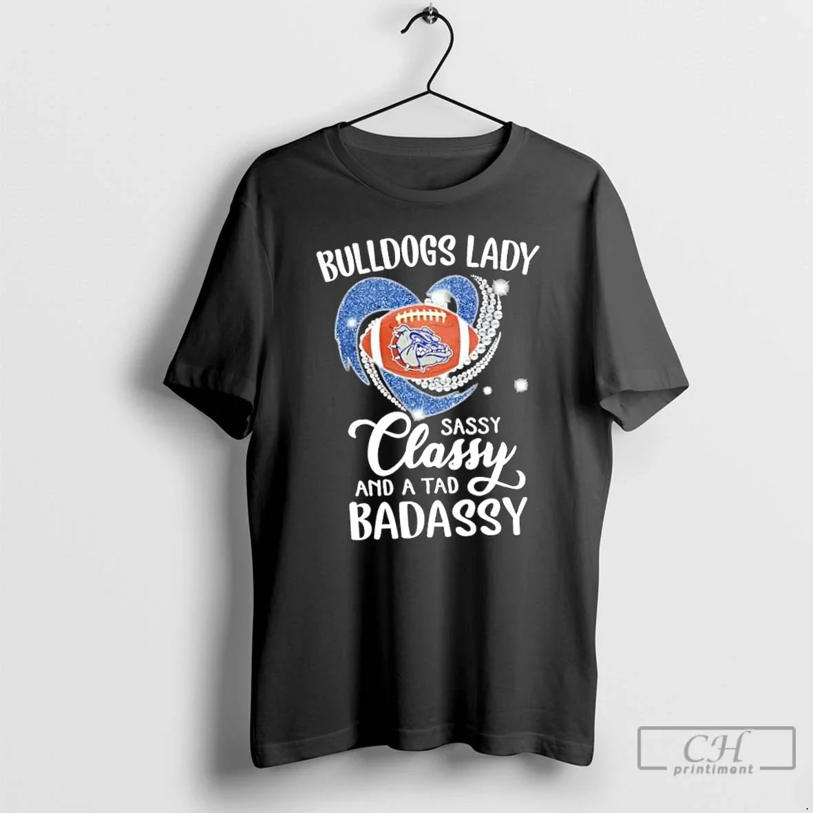 Classic Georgia Bulldogs Lady Sassy Classy Tad Badassy Diamond Heart T-Shirts, Hoodie, Sweatshirt - T-Shirt, Sweatshirt, Hoodie