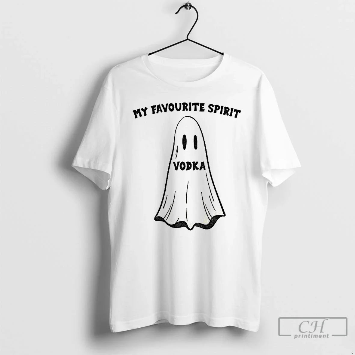 Classic Ghost My Favourite Spirit Vodka Halloween T-Shirts, Hoodie, Sweatshirt - T-Shirt, Sweatshirt, Hoodie