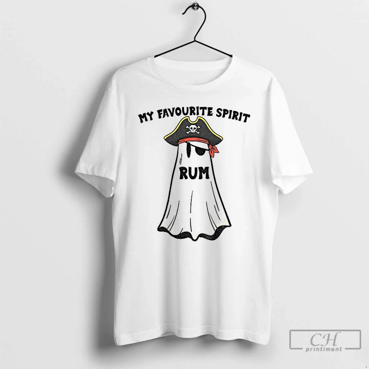 Classic Ghost Pirate Hat My Favourite Spirit Rum Halloween T-Shirts, Hoodie, Sweatshirt - T-Shirt, Sweatshirt, Hoodie
