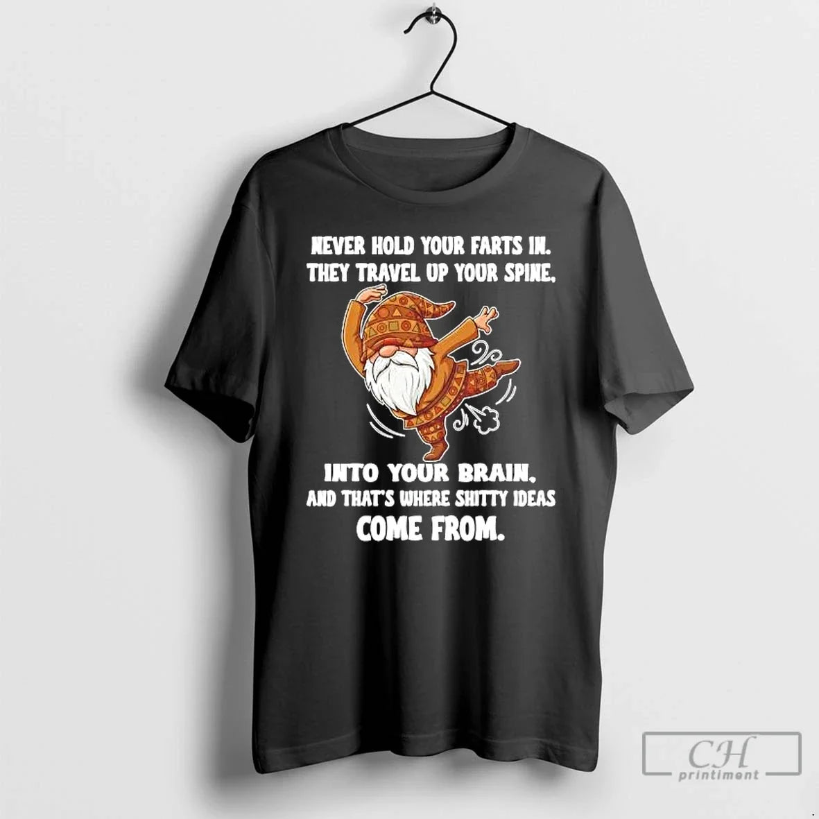 Classic Gnome Never Hold Your Farts They Travel Up Your Spine T-Shirts, Hoodie, Sweatshirt - T-Shirt, Sweatshirt, Hoodie