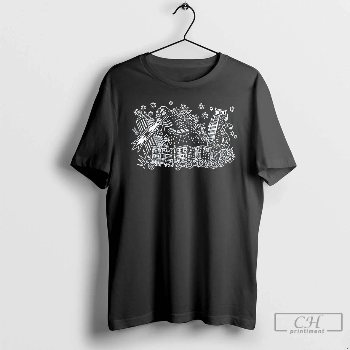 Classic Godzilla X Pbr Attack Peter T-Shirts, Hoodie, Sweatshirt - T-Shirt, Sweatshirt, Hoodie