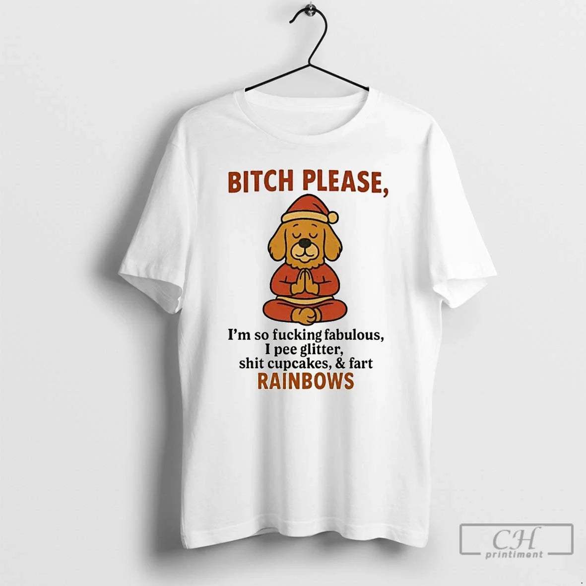 Classic Golden Retriever Bitch Please Im So Fucking Fabulous Fart Rainbows T-Shirts, Hoodie, Sweatshirt - T-Shirt, Sweatshirt, Hoodie
