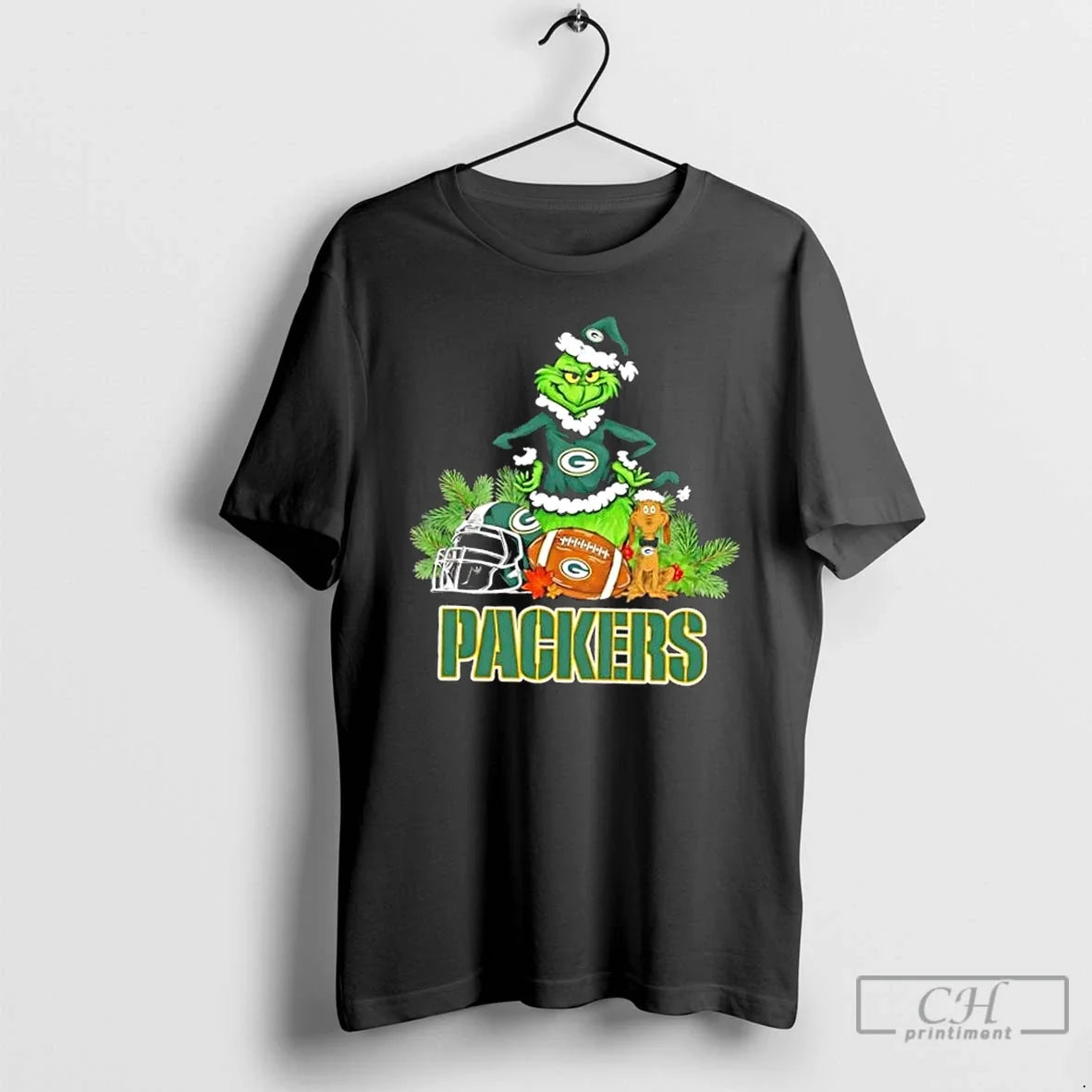 Classic Green Bay Packers Football X Grinch Max Dog Merry T-Shirts, Hoodie, Sweatshirt - T-Shirt, Sweatshirt, Hoodie