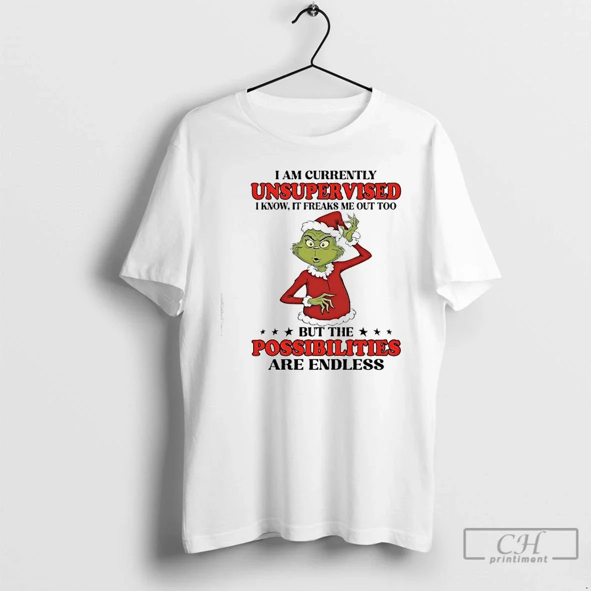 Classic Grinch I Am Currently Unsupervised I Know Freaks Me Out Too T-Shirts, Hoodie, Sweatshirt - T-Shirt, Sweatshirt, Hoodie