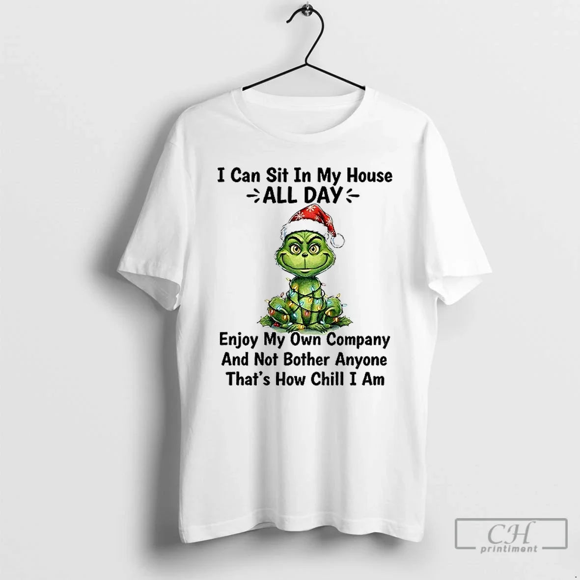 Classic Grinch I Can Sit My House All Day Enjoy My Own Company T-Shirts, Hoodie, Sweatshirt - T-Shirt, Sweatshirt, Hoodie