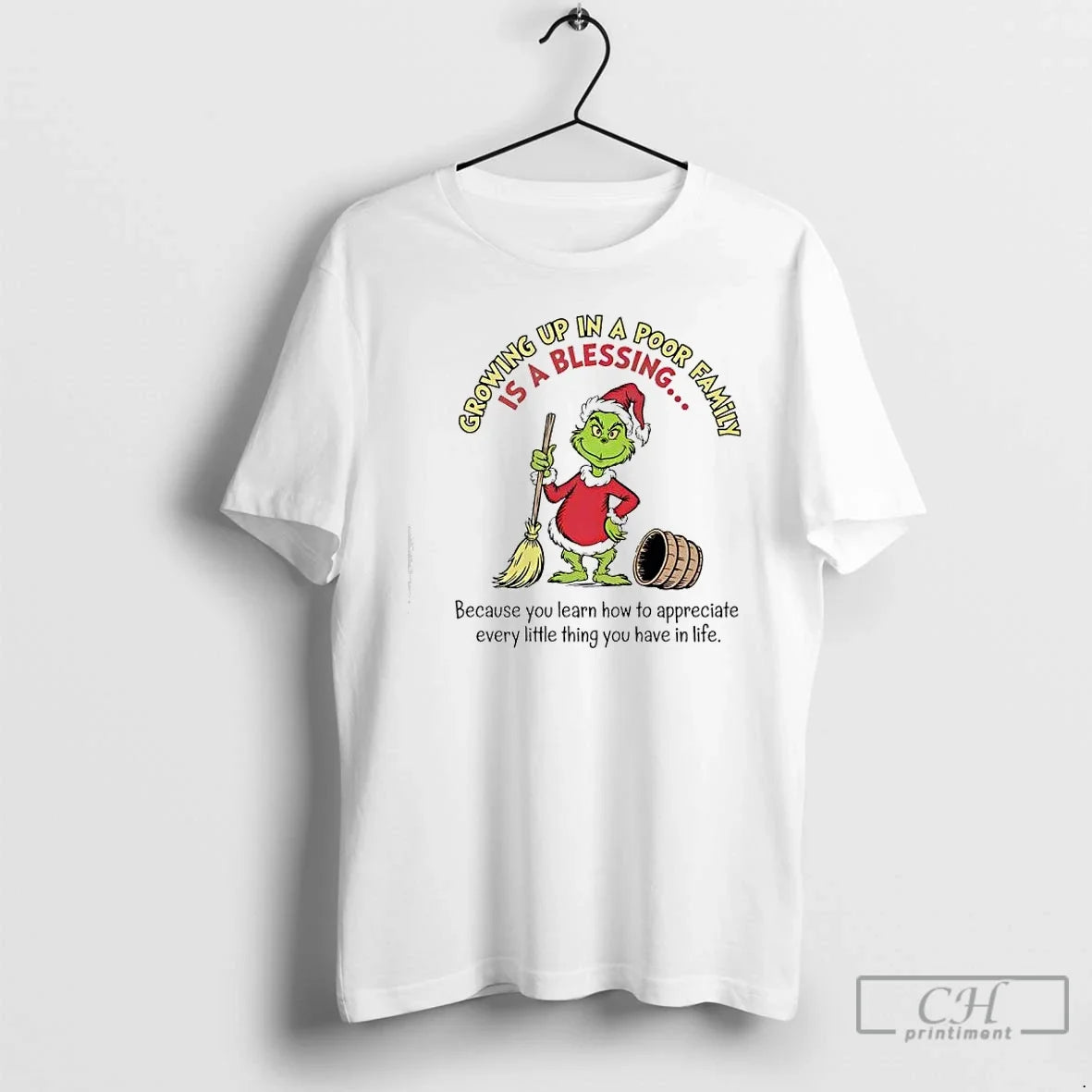 Classic Grinch Xmas Blessing Because You Learn How Appreciate Every Little Thing You Have T-Shirts, Hoodie, Sweatshirt - T-Shirt, Sweatshirt, Hoodie