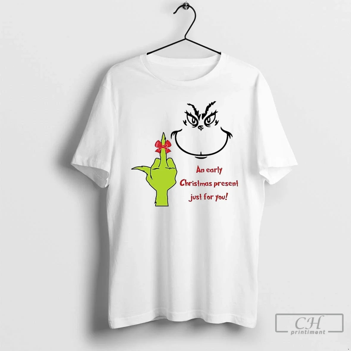 Classic Grinch Early Present Just You White T-Shirts, Hoodie, Sweatshirt - T-Shirt, Sweatshirt, Hoodie