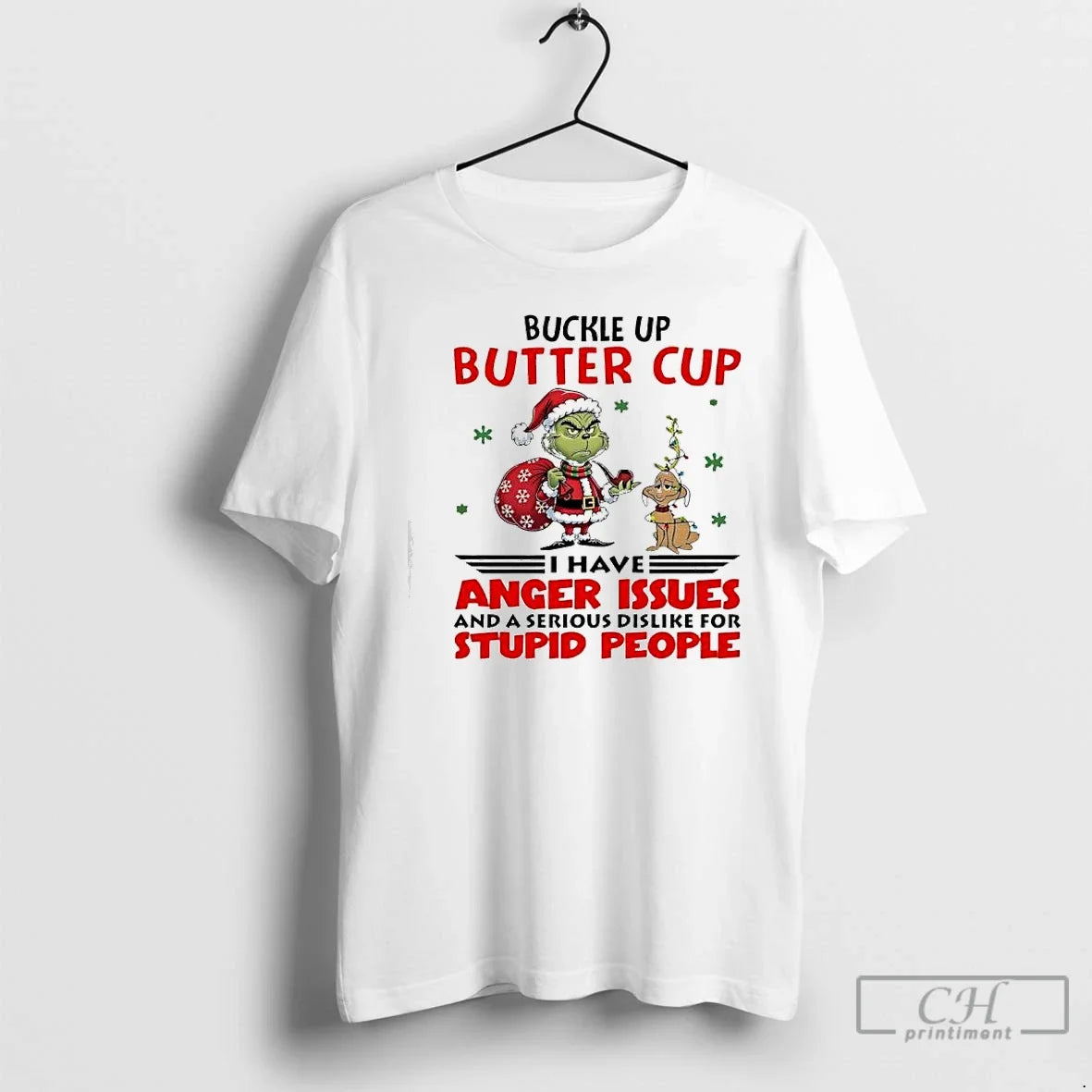 Classic Grinch Dog Max Buckle Up Butter Cup T-Shirts, Hoodie, Sweatshirt - T-Shirt, Sweatshirt, Hoodie