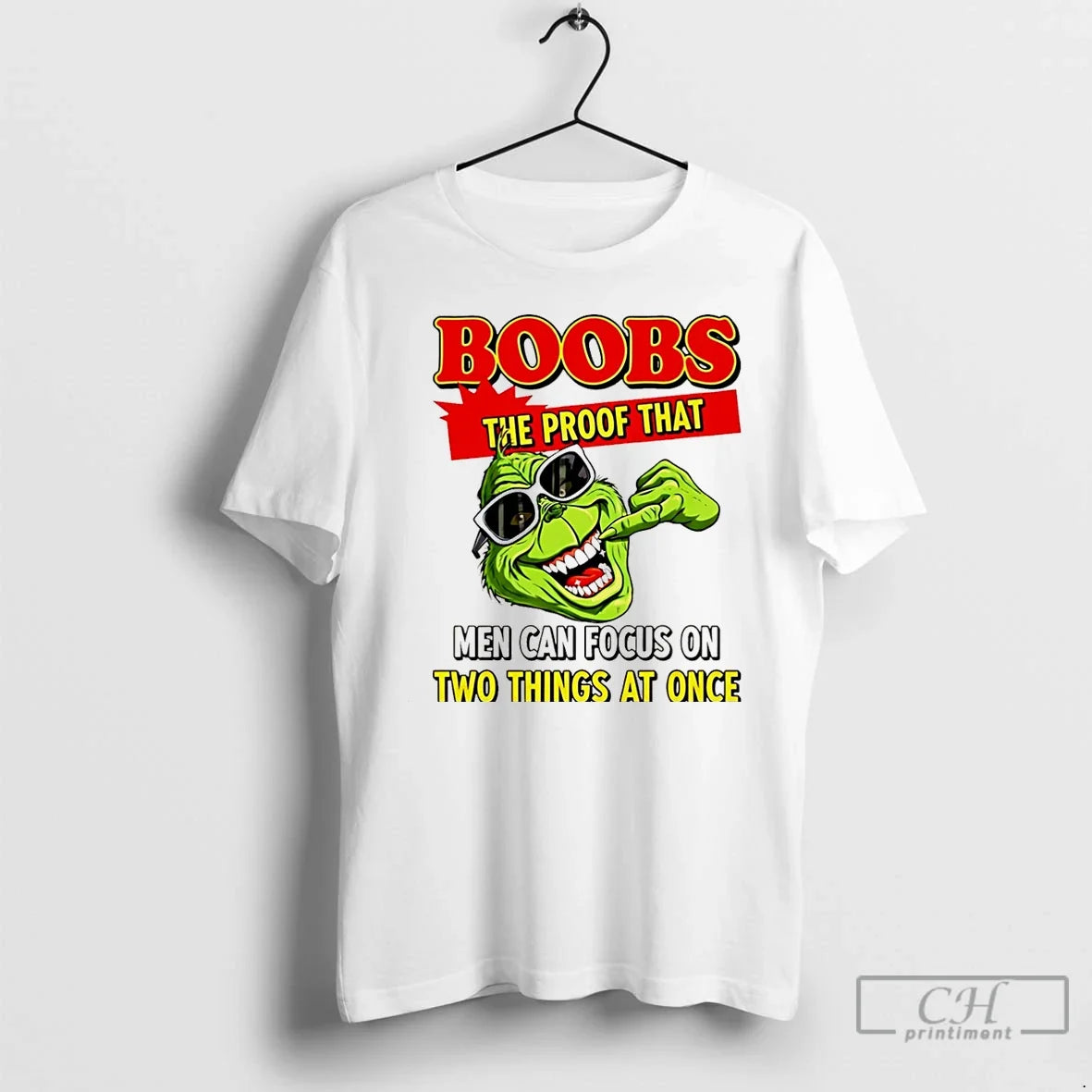 Classic Grinch Boobs Proof That Can Focus Two Things Once T-Shirts, Hoodie, Sweatshirt - T-Shirt, Sweatshirt, Hoodie