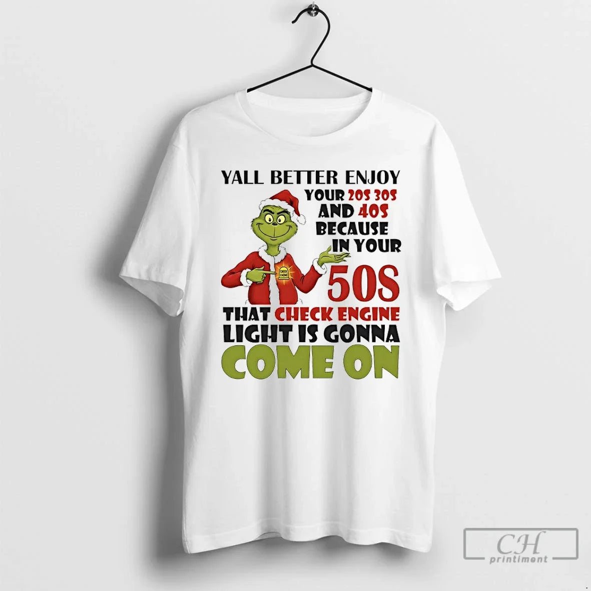 Classic Grinch Cheek Ehone Yall Better Enjoy Your 20s 30s 40s Because Your T-Shirts, Hoodie, Sweatshirt - T-Shirt, Sweatshirt, Hoodie