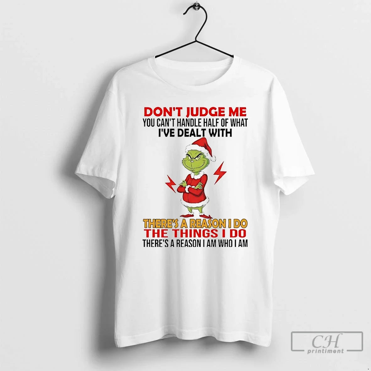 Classic Grinch Dont Judge Me Ive Deal Theres Reason I Do T-Shirts, Hoodie, Sweatshirt - T-Shirt, Sweatshirt, Hoodie