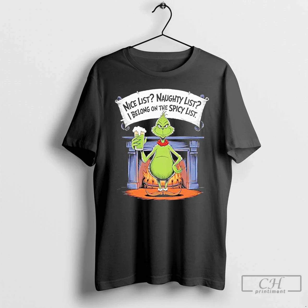 Classic Grinch Nice List Naughty List I Belong Spicy List T-Shirts, Hoodie, Sweatshirt - T-Shirt, Sweatshirt, Hoodie