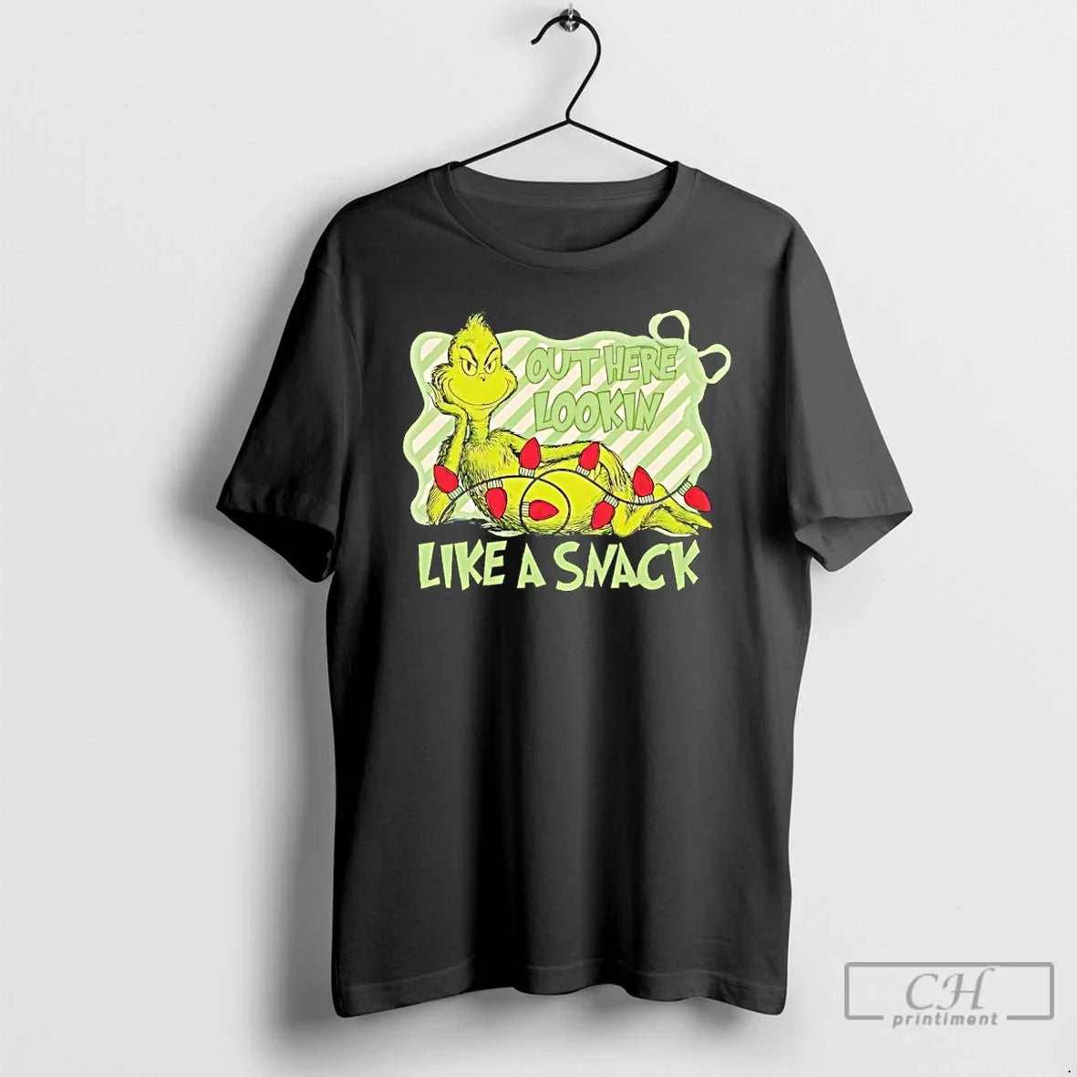 Classic Grinch Out Here Lookin Like Snack Light T-Shirts, Hoodie, Sweatshirt - T-Shirt, Sweatshirt, Hoodie