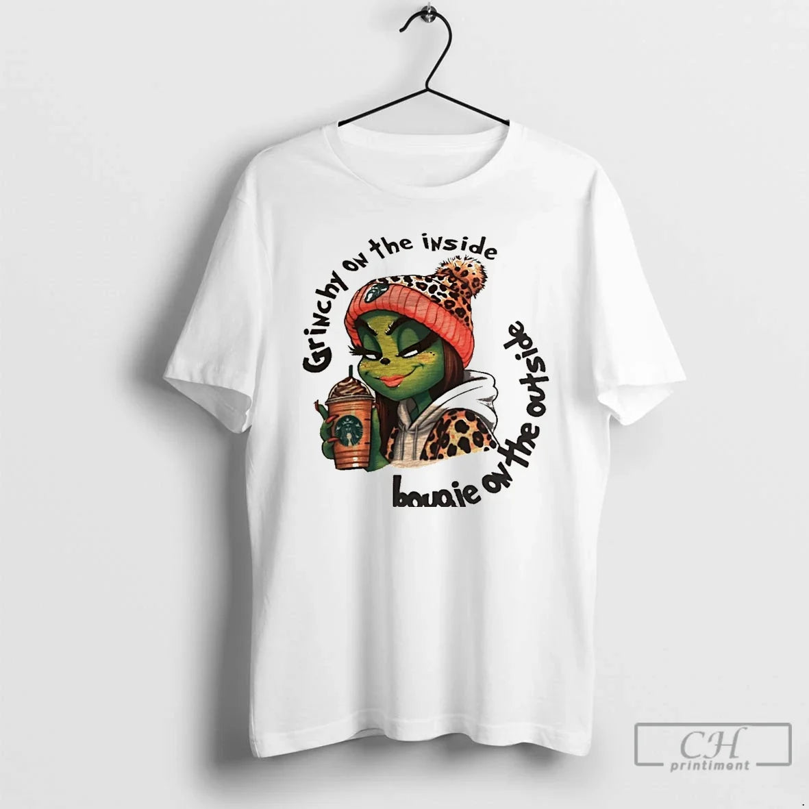 Classic Grinchy Inside Bougie Outside White T-Shirts, Hoodie, Sweatshirt - T-Shirt, Sweatshirt, Hoodie