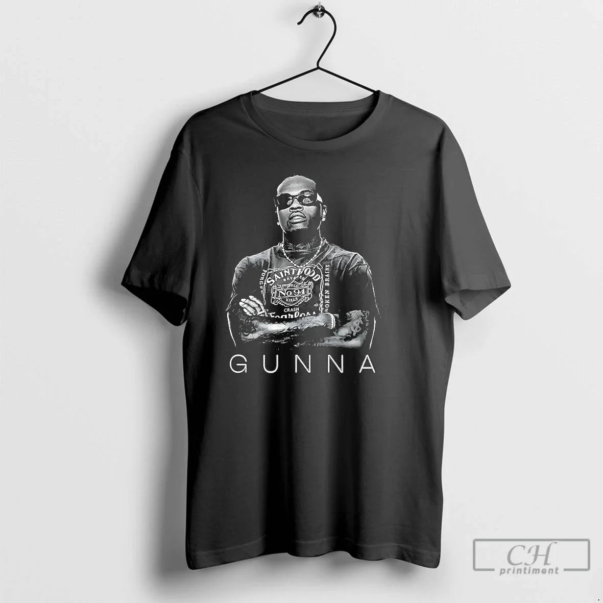 Classic Gunna Gang Portrait Music Lover T-Shirts, Hoodie, Sweatshirt - T-Shirt, Sweatshirt, Hoodie