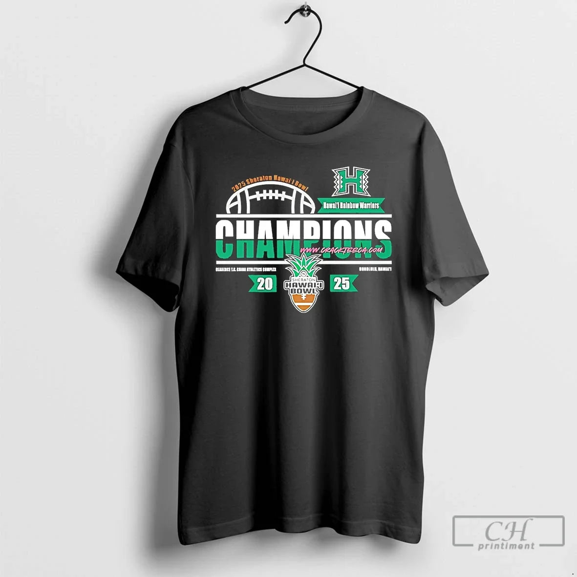 Classic Hawaii Rainbow Warriors Football 2025 Sheraton Hawaii Bowl Champions T-Shirts, Hoodie, Sweatshirt - T-Shirt, Sweatshirt, Hoodie