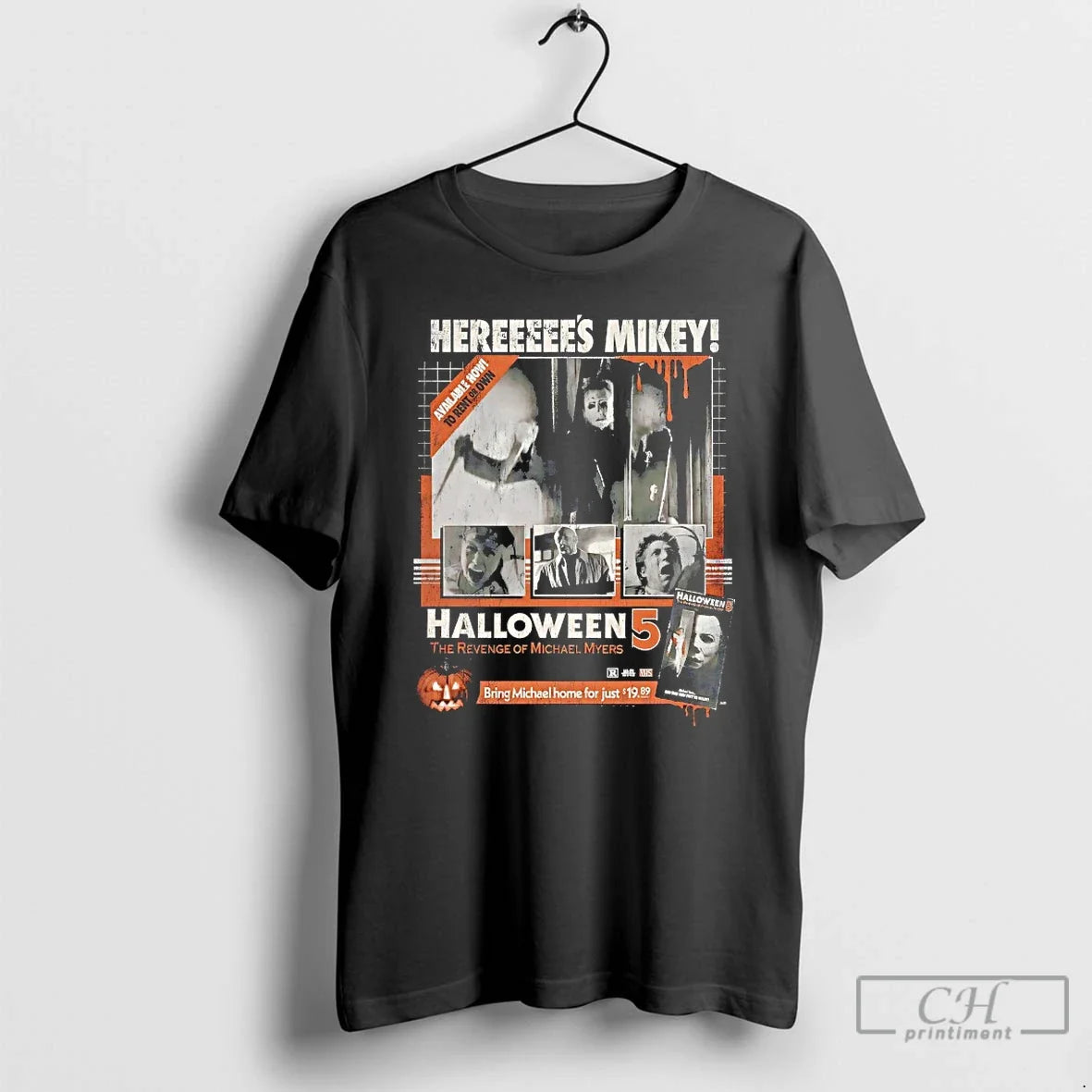 Classic Heres Mikey Halloween 5 Revenge Micheal Myers T-Shirts, Hoodie, Sweatshirt - T-Shirt, Sweatshirt, Hoodie
