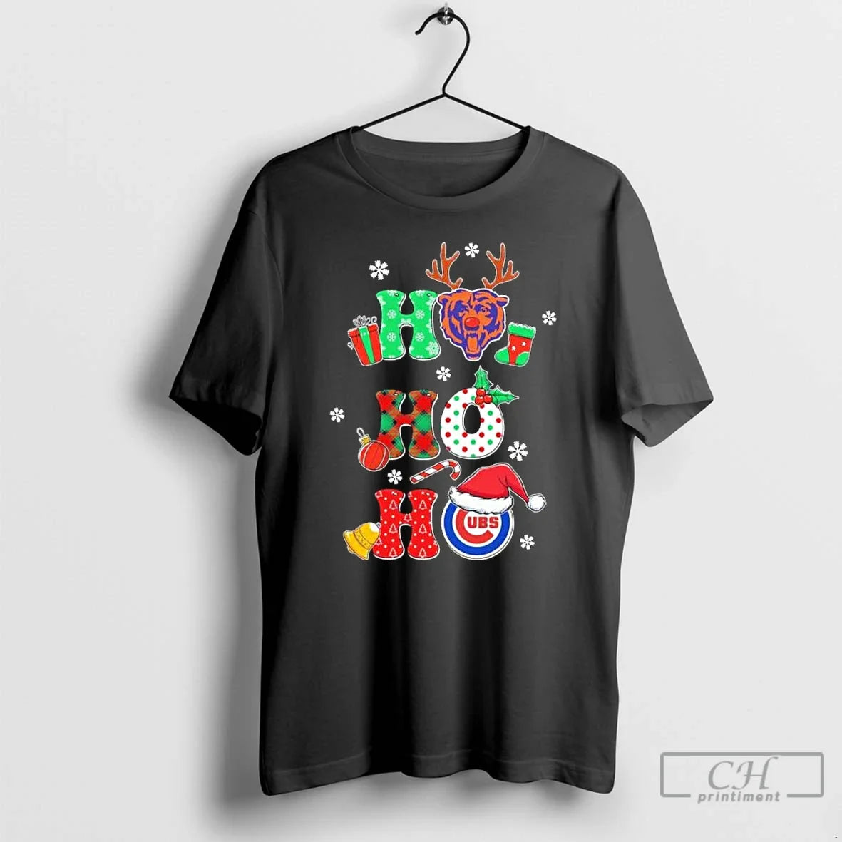Classic Ho Ho Ho Chicago Sports Teams Logo T-Shirts, Hoodie, Sweatshirt - T-Shirt, Sweatshirt, Hoodie