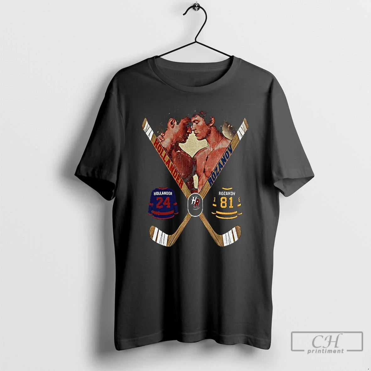 Classic Hollander Rozanov Hockey Heated Rivalry Inspired Crossed Sticks T-Shirts, Hoodie, Sweatshirt - T-Shirt, Sweatshirt, Hoodie