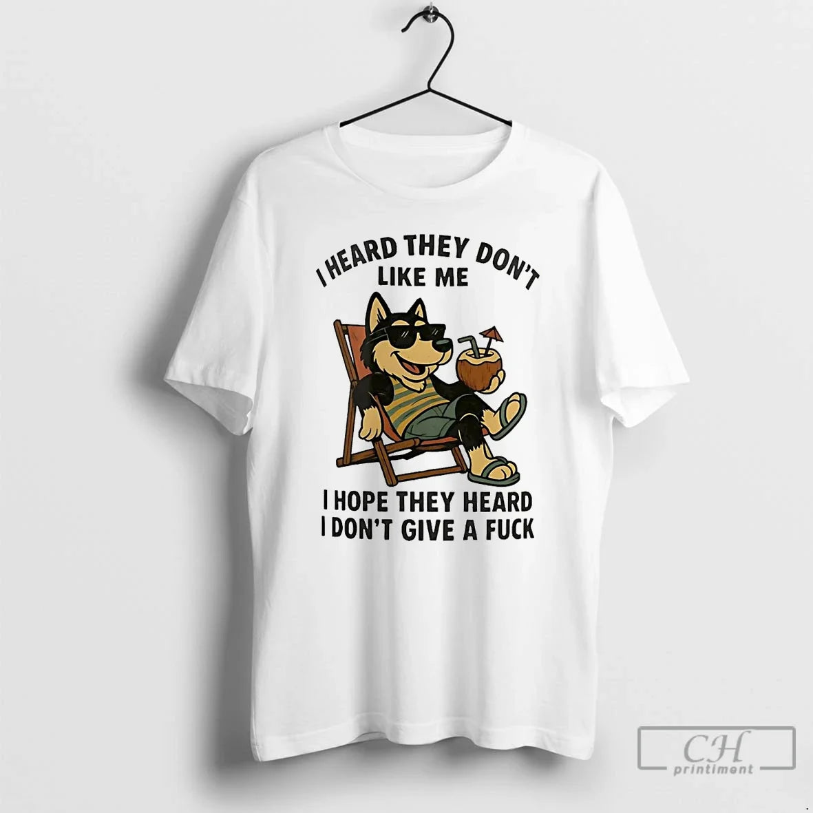 Classic Husky I Heard They Dont Like Me I Hope They Heard I Dont Give T-Shirts, Hoodie, Sweatshirt - T-Shirt, Sweatshirt, Hoodie