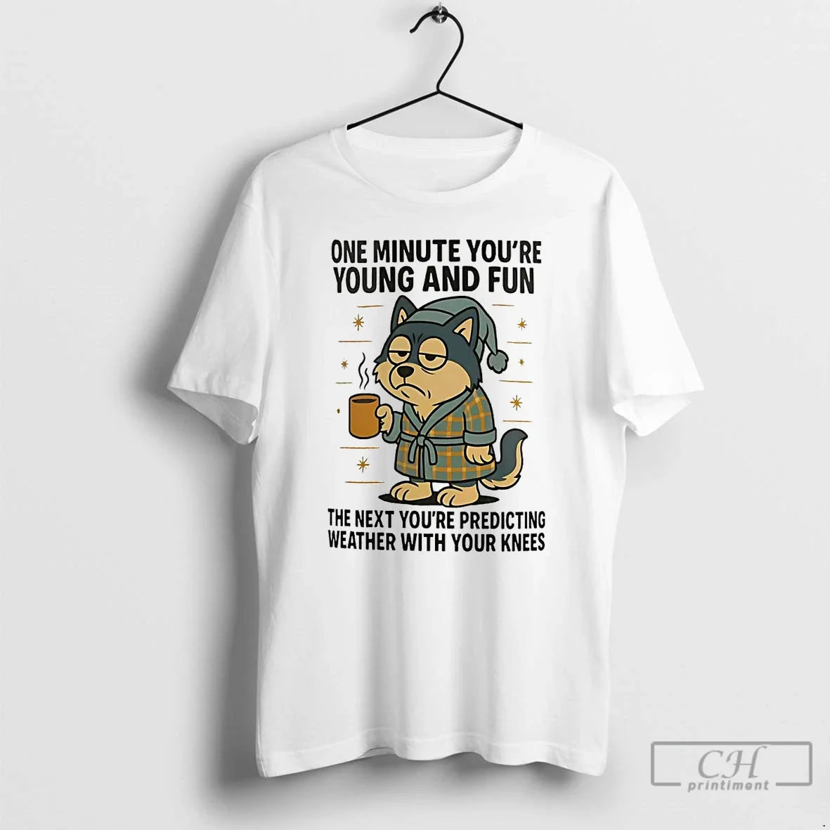 Classic Husky One Minute Youre Young Fun Next Youre Predicting Weather T-Shirts, Hoodie, Sweatshirt - T-Shirt, Sweatshirt, Hoodie