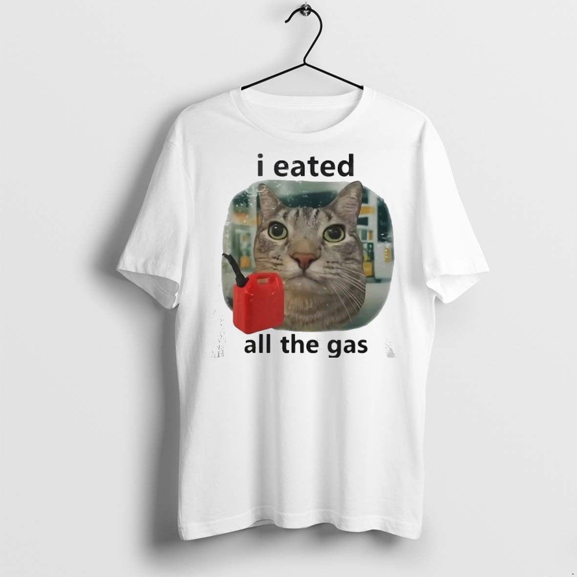 Classic I Eated All Gas Cat Meme T-Shirts, Hoodie, Sweatshirt - T-Shirt, Sweatshirt, Hoodie