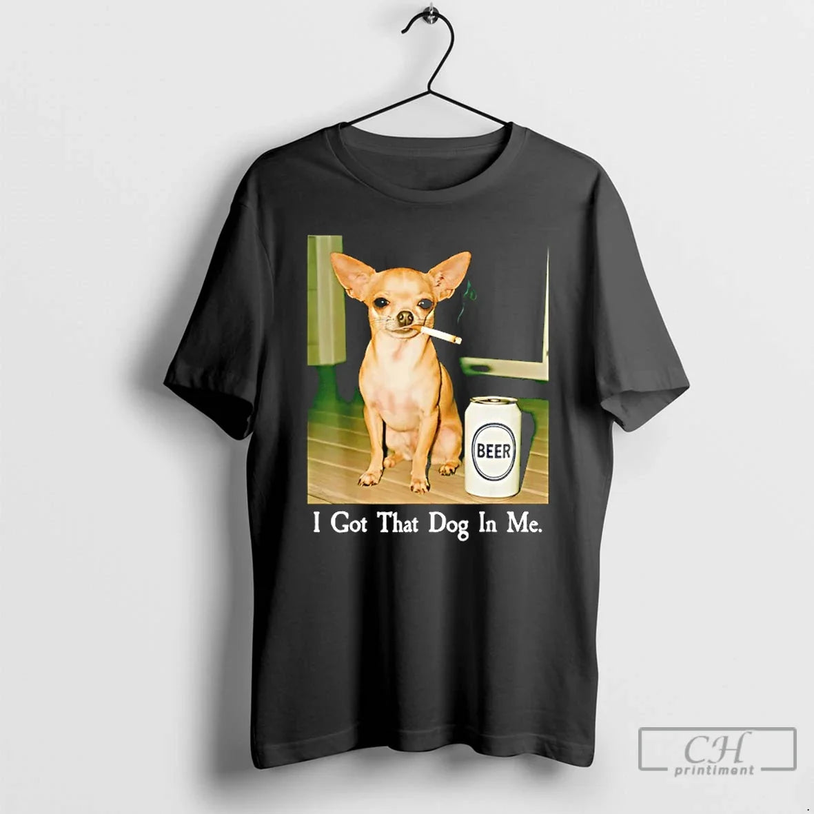 Classic I Got That Dog Me Chihuahua Smoking Beer Meme T-Shirts, Hoodie, Sweatshirt - T-Shirt, Sweatshirt, Hoodie