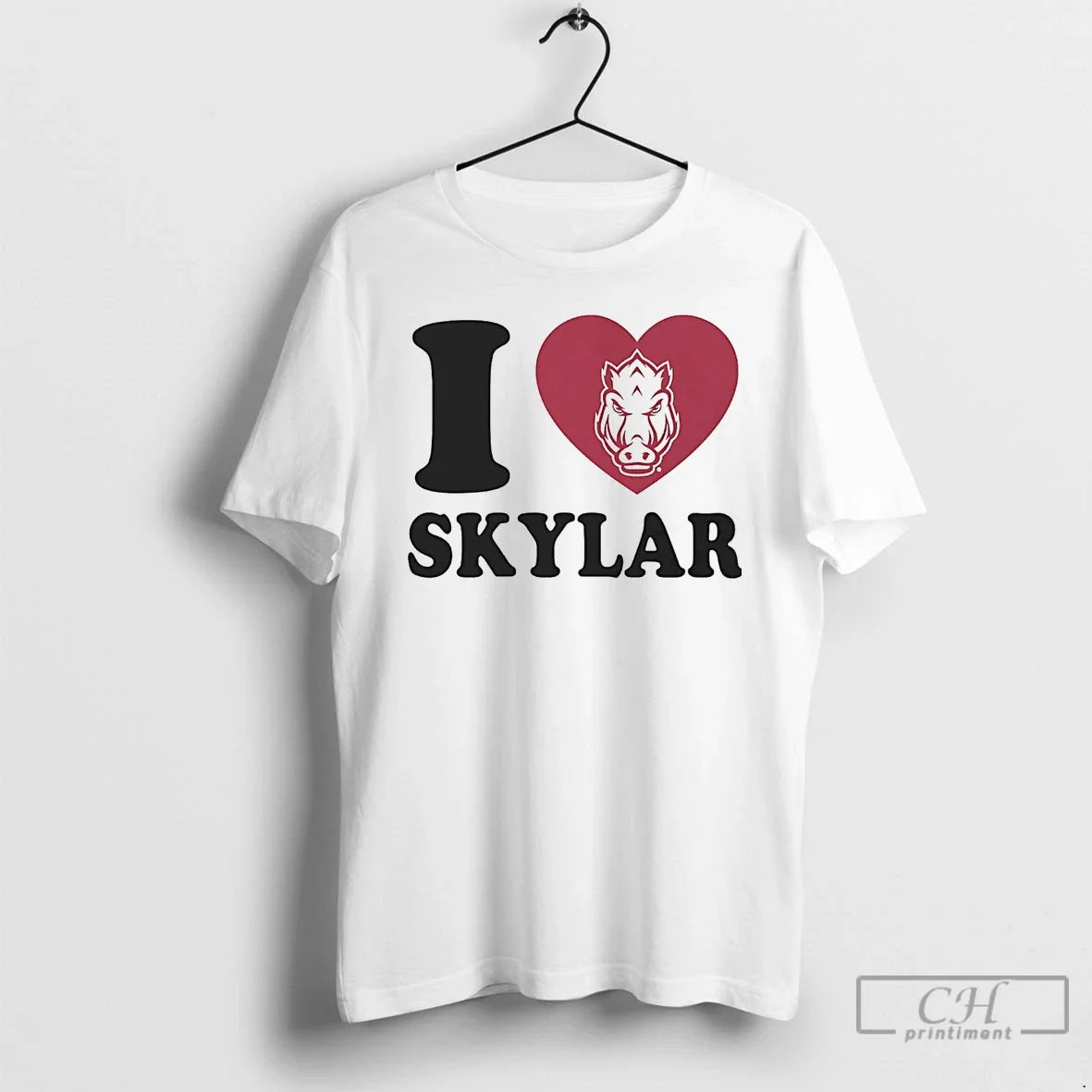Classic I Love Skylar Ellison Heart Arkansas Razorbacks T-Shirts, Hoodie, Sweatshirt - T-Shirt, Sweatshirt, Hoodie