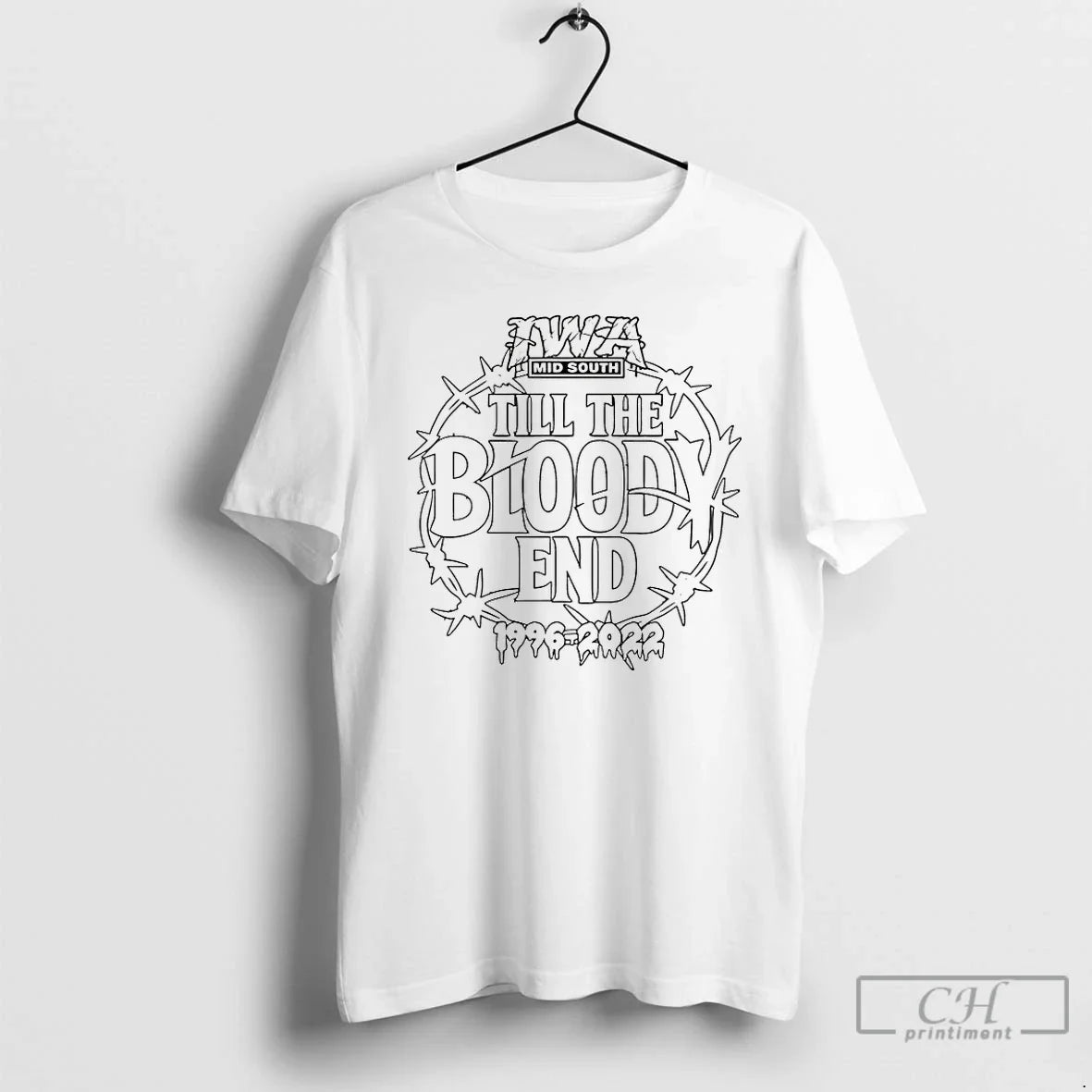 Classic Iwa Mid South Till Bloody End 1996 2022 T-Shirts, Hoodie, Sweatshirt - T-Shirt, Sweatshirt, Hoodie