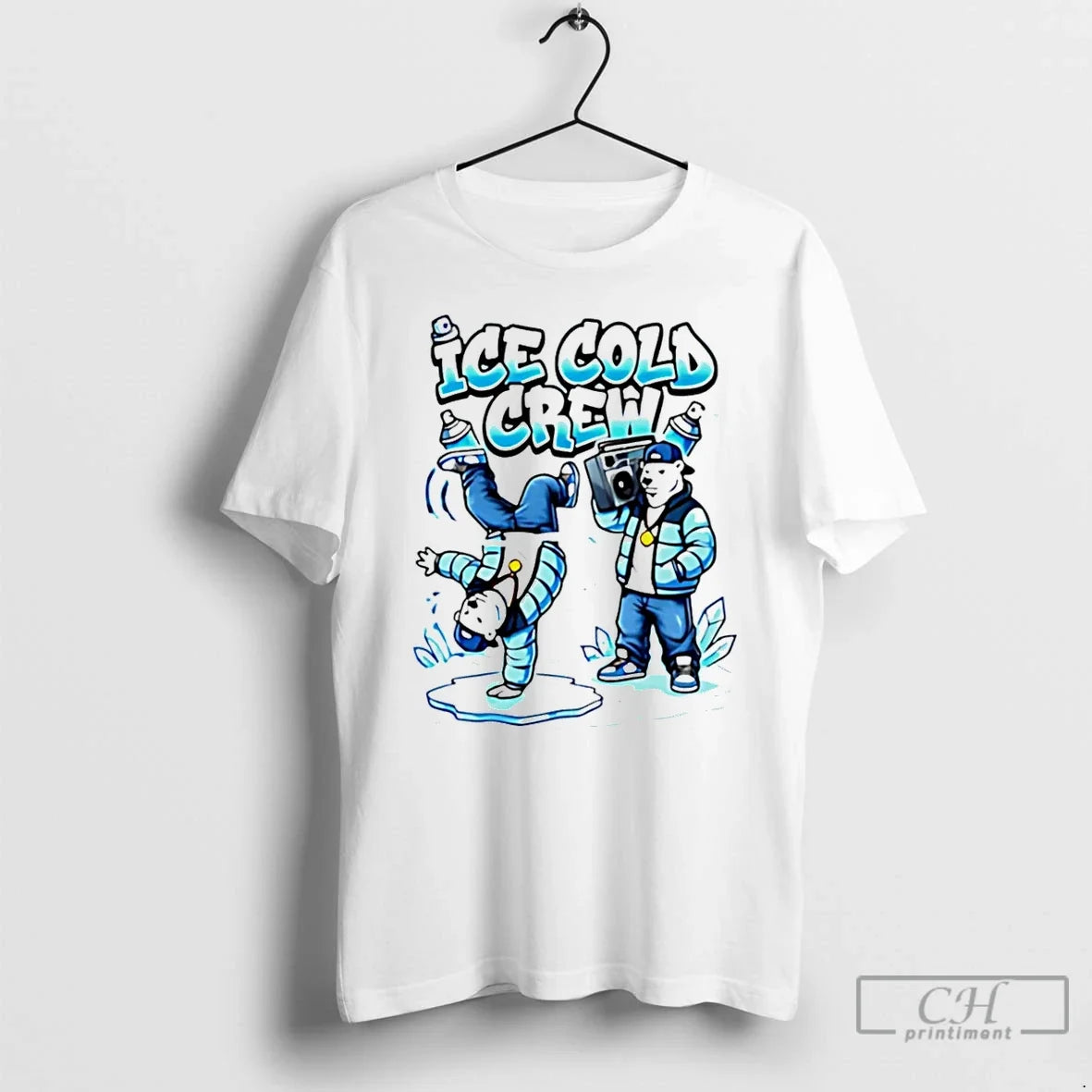 Classic Ice Cold Hip Hop Polar Bear Breakdance T-Shirts, Hoodie, Sweatshirt - T-Shirt, Sweatshirt, Hoodie