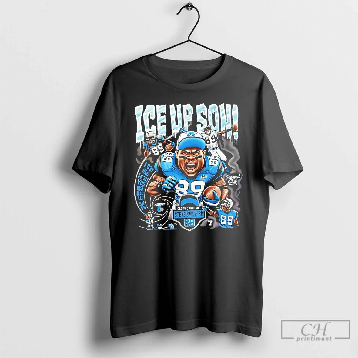 Classic Ice Up Son Glory Days Icon Steve Smith Sr Carolina Panthers T-Shirts, Hoodie, Sweatshirt - T-Shirt, Sweatshirt, Hoodie