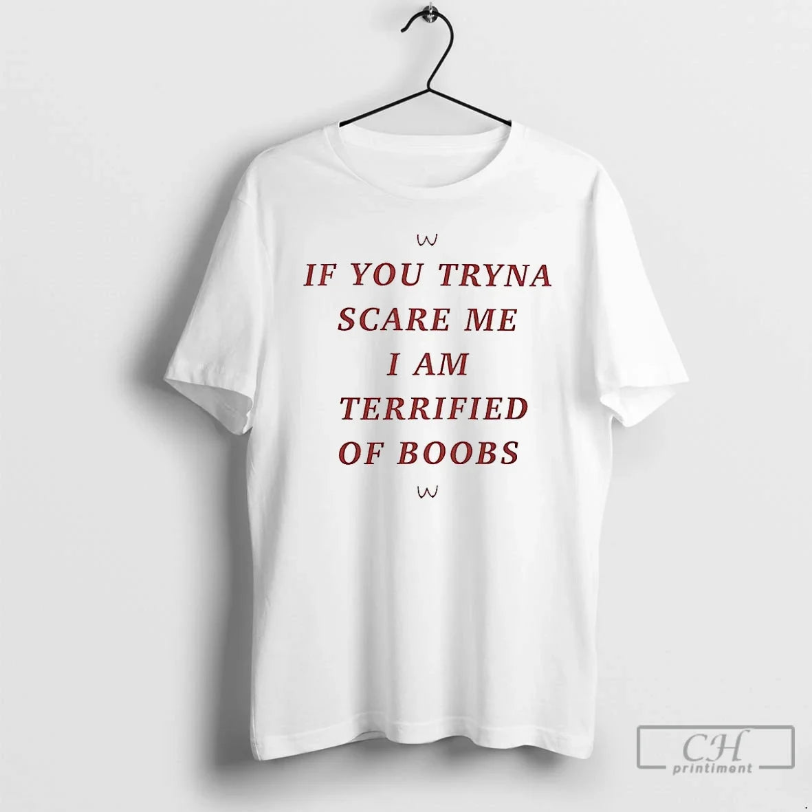 Classic If You Tryna Scare Me I Am Terrified Boobs Meme T-Shirts, Hoodie, Sweatshirt - T-Shirt, Sweatshirt, Hoodie