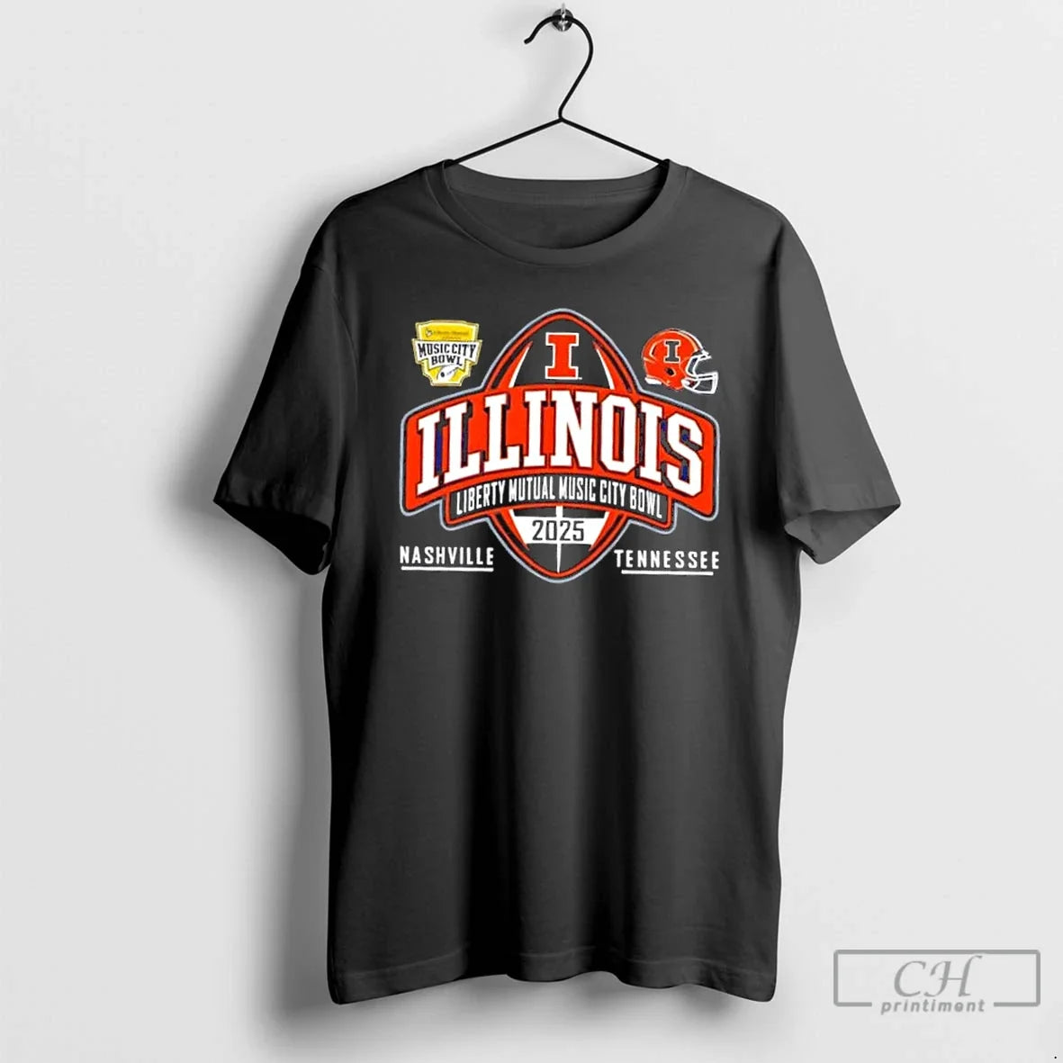 Classic Illinois Fighting Illini Football 2025 Music City Bowl T-Shirts, Hoodie, Sweatshirt - T-Shirt, Sweatshirt, Hoodie