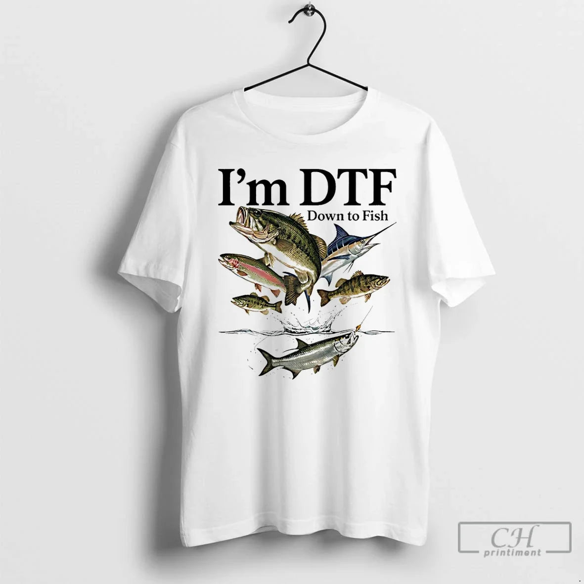Classic Im Dtf Down Fish T-Shirts, Hoodie, Sweatshirt - T-Shirt, Sweatshirt, Hoodie