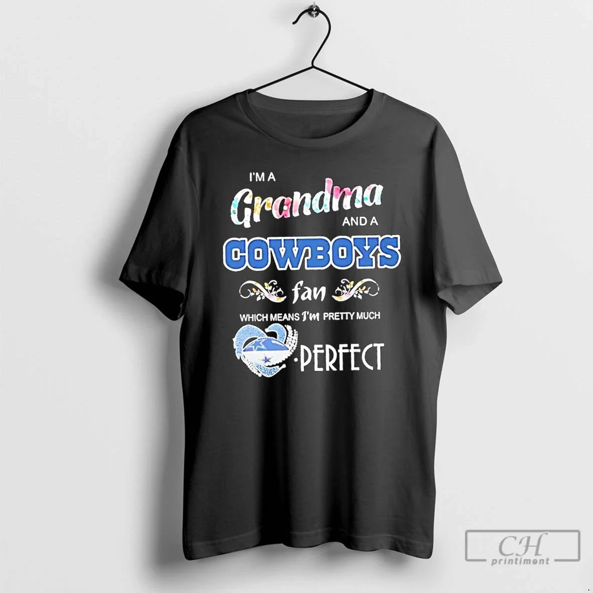 Classic Im Grandma Dallas Cowboys Fans Which Means Im Pretty Much Perfect T-Shirts, Hoodie, Sweatshirt - T-Shirt, Sweatshirt, Hoodie